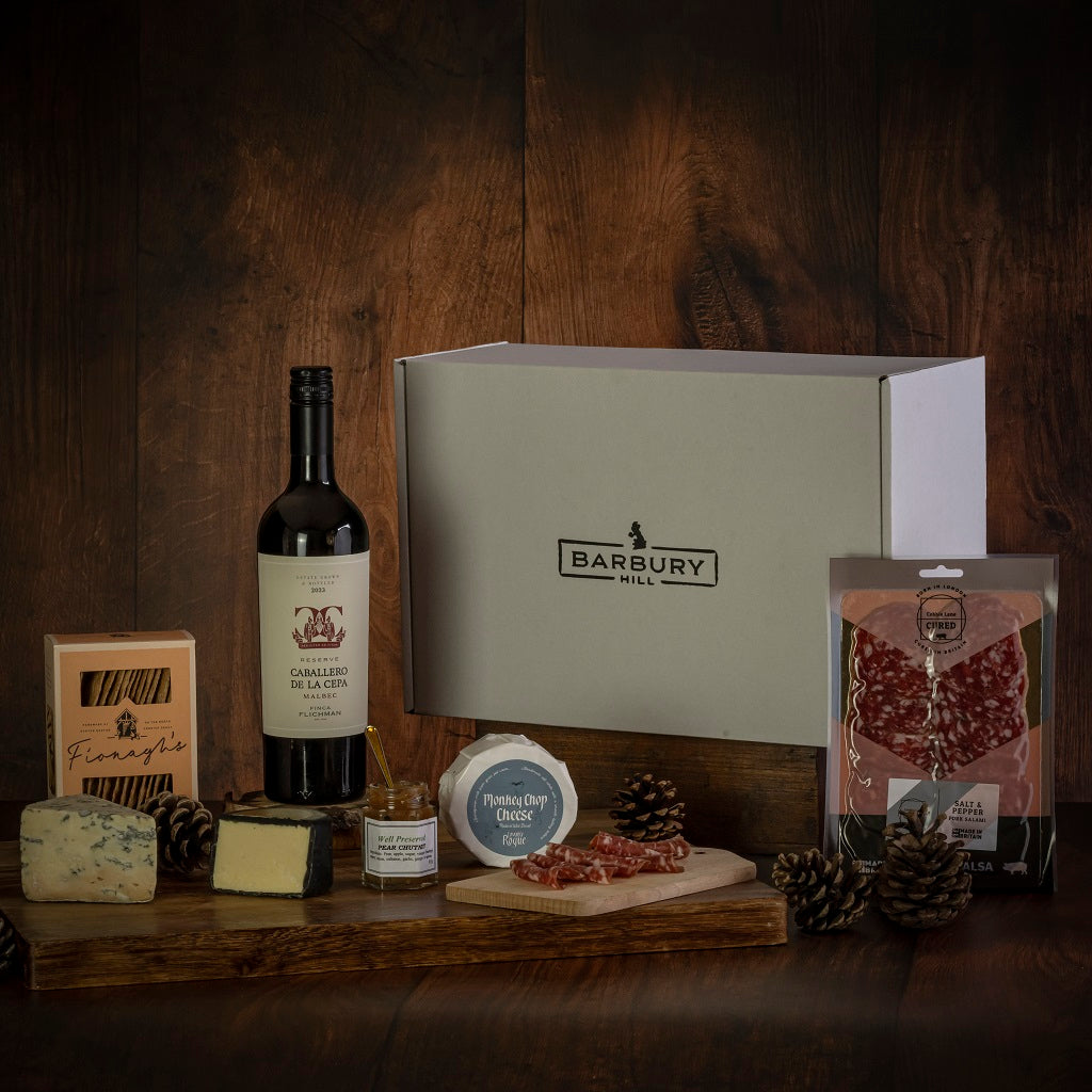 Classic Red Wine & Artisan Cheese Hamper