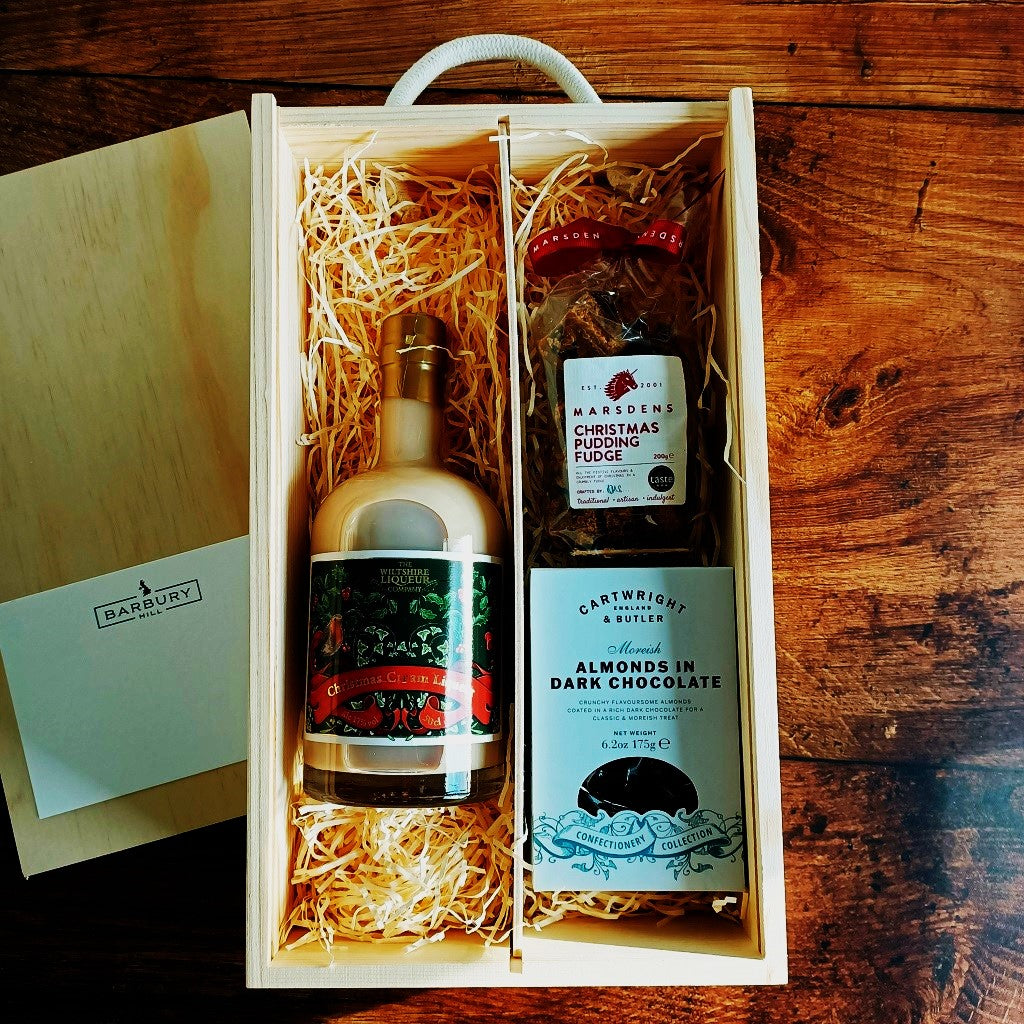 Christmas Cream Liqueur, Christmas Pudding Fudge & Chocolate