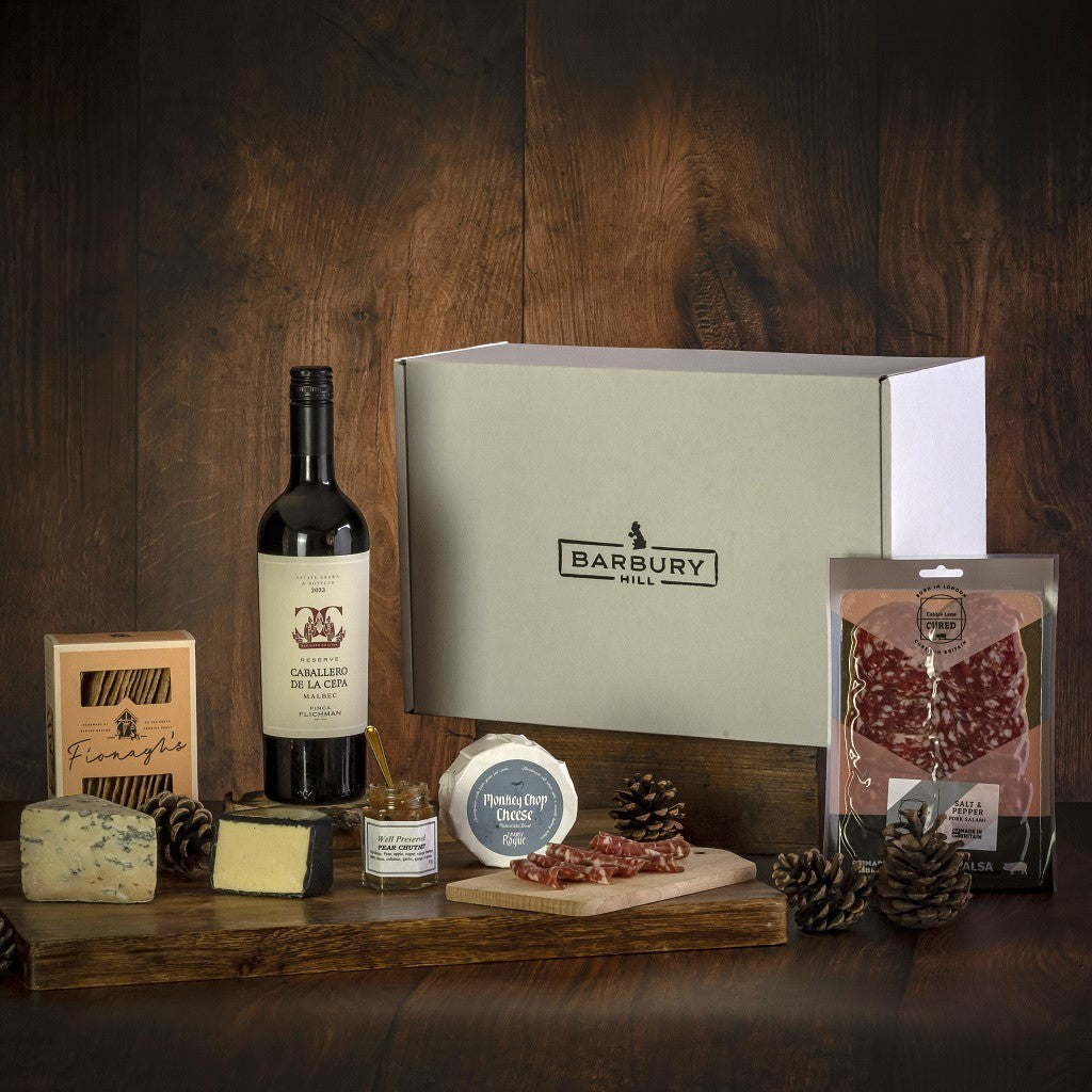 Classic Red Wine & Artisan Cheese Hamper