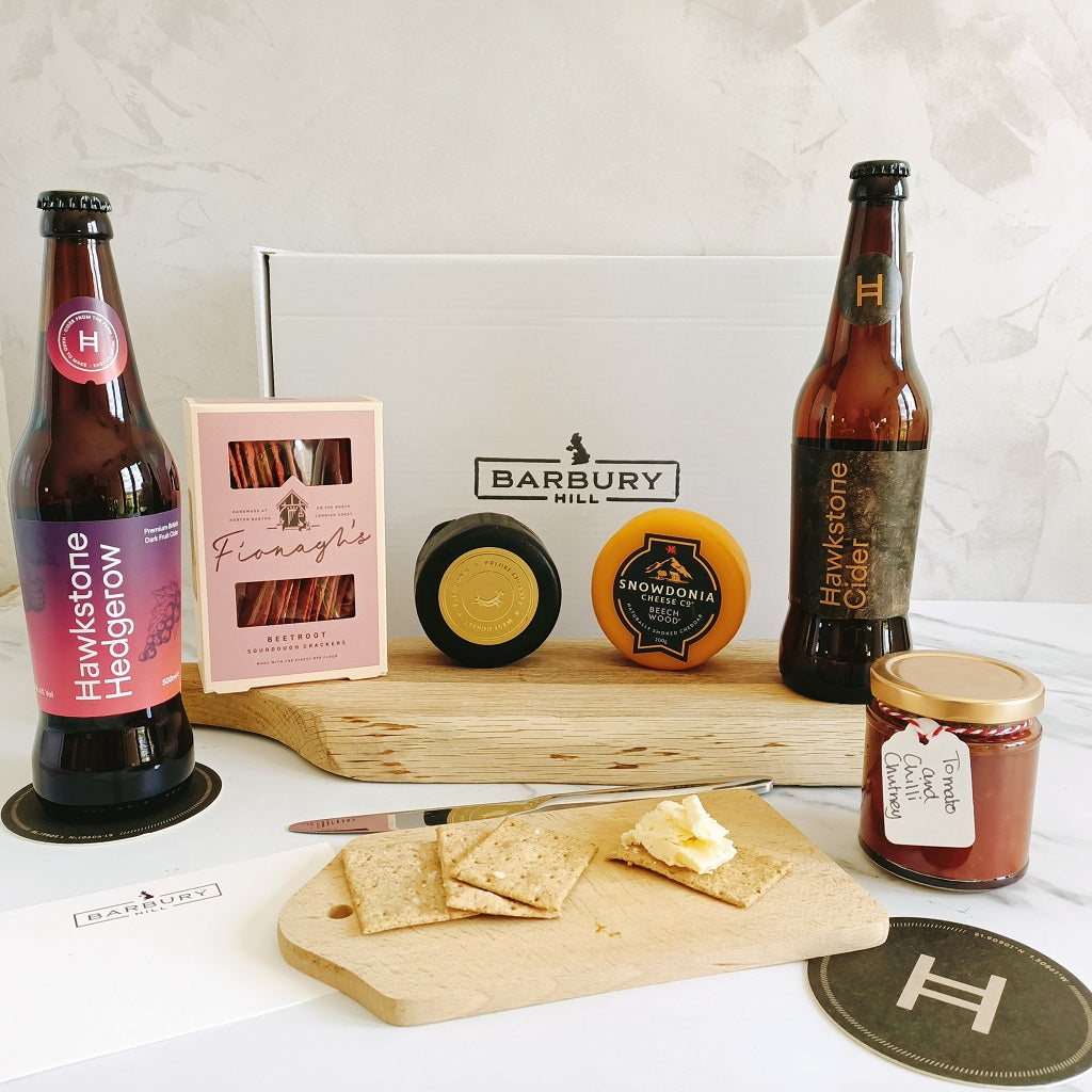 Hawkstone Cider and British Cheese Hamper