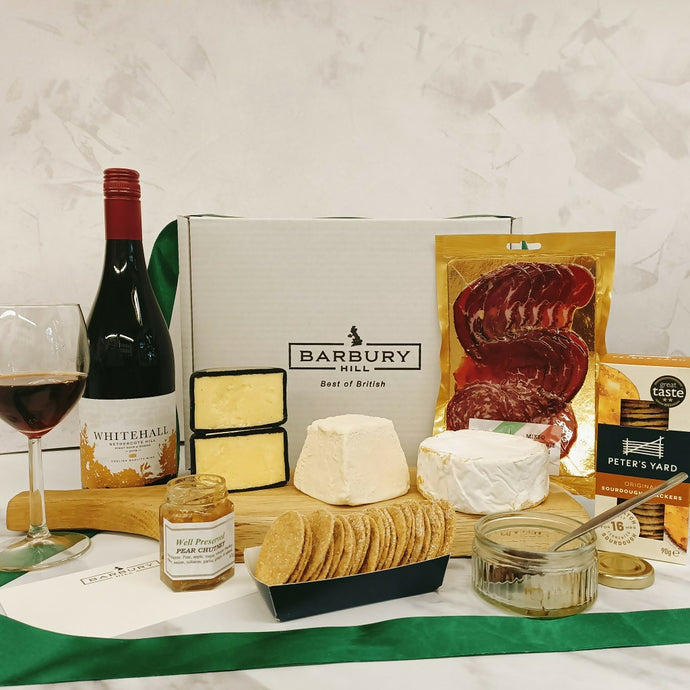 Classic Red wine and Artisan Cheese Hamper