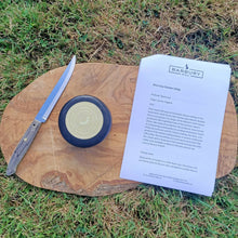 Load image into Gallery viewer, Black Cow Cheddar 200g with Barbury Hill tasting notes

