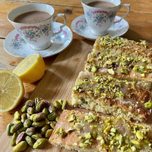 Load image into Gallery viewer, Lemon &amp; Pistachio Cake (x 8 slices)
